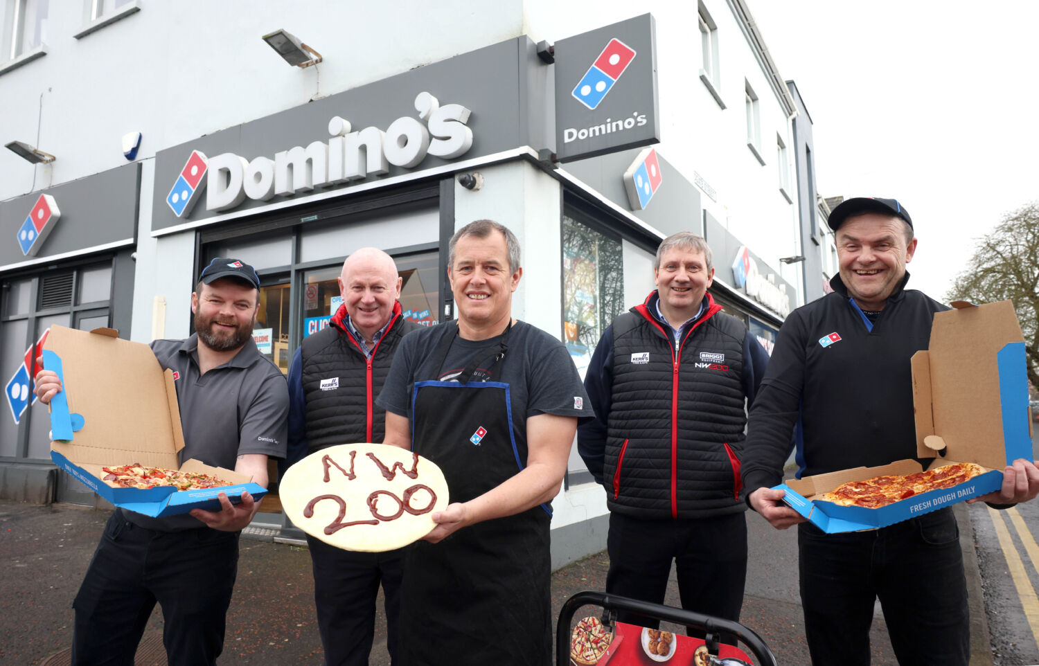 Featured image for “MCGUINNESS COOKS UP A SPECIAL WITH DOMINOS PIZZA FOR THE 2024 BRIGGS EQUIPMENT NW200!”